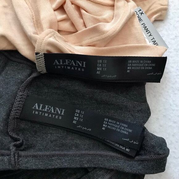 Alfani Intimates NWT Ultra Soft 2 Hipster Panties Bundle Women 1X - Picture 10 of 12